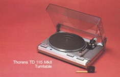 platine thorens td 115